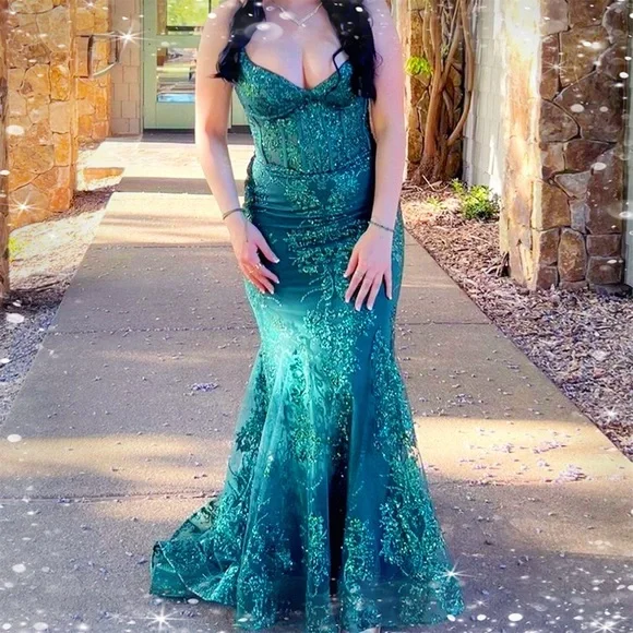 deep purple mermaid prom dress Spaghetti Straps Mermaid Sexy Backless Beaded Prom Dress, FC5288 – Dairy  Bridal